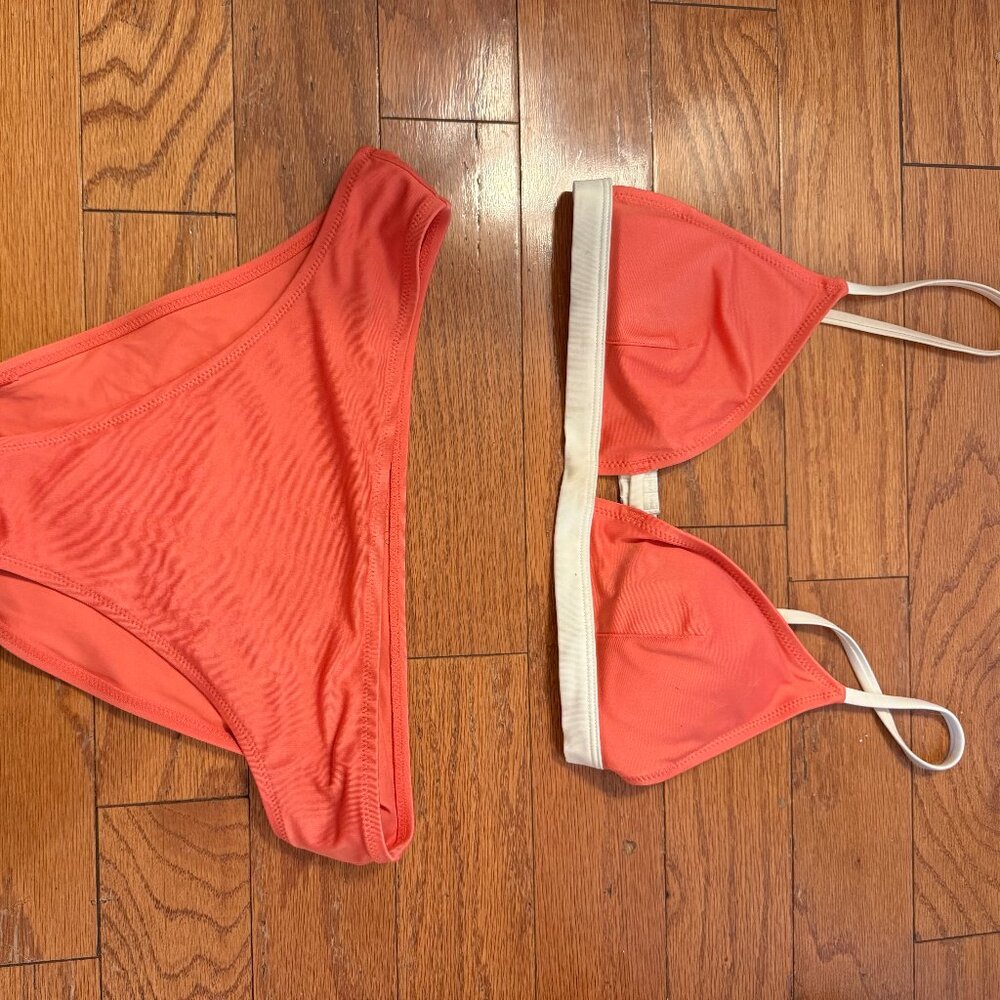 LIVELY Coral Bikini Set | Size Small | Recycled Fabric